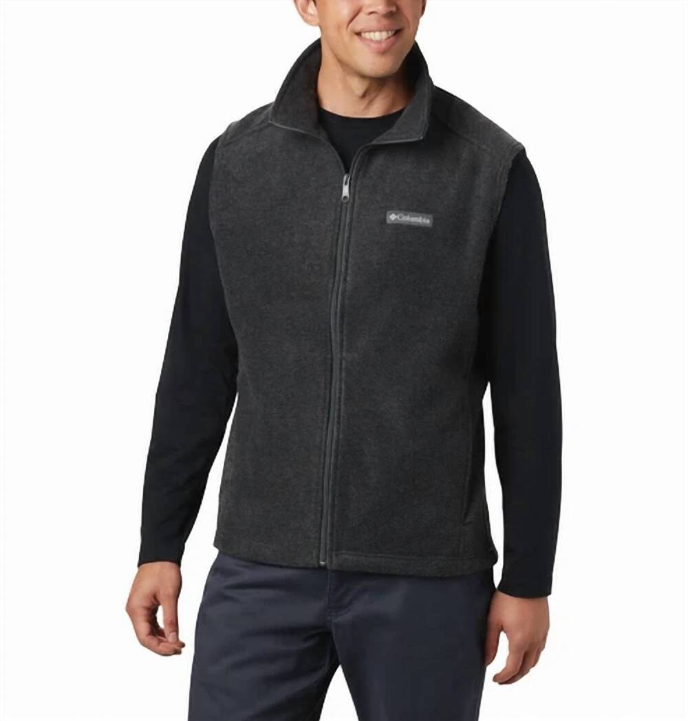 NEW COLUMBIA steens mountain vest in charcoal